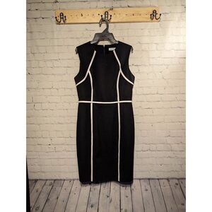 Calvin Klein fitted black dress size 8